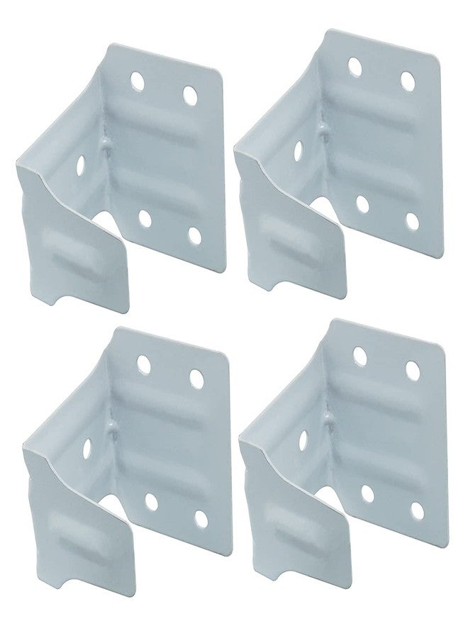 AXLIZER 4PCS Window Blind Headrail Brackets - Mini White Center Support Mounting Brackets for Window Blinds and Valance Installation - Image 1